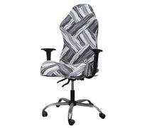 DAZSIAZ Housse de Chaise de Jeu Extensible, Housse de Chaise de Jeu Imprimée et élastique, Adaptée aux Sièges Ergonomiques Rotatifs, Douce, Lavable et Facile à Installer(B,One Size)