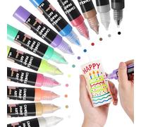 DazSpirit Lot de 12 crayons de cire pour bougies, 28 ml, idéal pour décorer, décorer et personnaliser