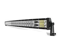 DazulI Barre Lumineuse, Barre Lumineuse À LED Incurvée 420W 620W 820W 1020W LED Bar Flood Spot Combo Beams pour Offroad UAZ 4X4 12V 24V,32inch