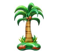 DazzJoy Ballons décoratifs hawaïens en noix de coco debout, taille XXL, en forme de palmier, en forme de palmier hawaïen, décoration de fête hawaïenne, ballon à hélium, pour plage, tropical