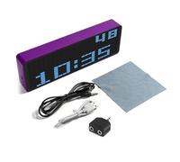 Dazzle Color RGB Music Spectrum Display LED Pickup Ambient Light Electronic Clock Sound Control Spectrum Indicator C