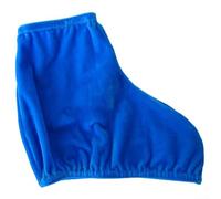 DAZZLEEX 1 paire de couvre-bottes de patinage artistique, matériau doux et sûr, housse élastique pour la plupart des patins à roulettes (bleu)