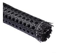 DAZZLEEX 1 Rouleau de matériel de cannage, matériau de cannage de Sangle en Rouleau de Maille de rotin Noir pour kit de chaises Options Multi-Tailles 50 cm * 1,5 m