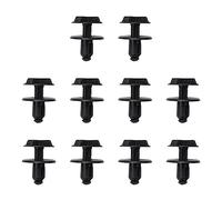 DAZZLEEX 10 pièces pour Range Rover Discovery Evoque Couvercle de Batterie Garniture d'admission d'air Clips en Plastique