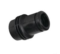 DAZZLEEX 195546-0 Manchette avant 24 mm Adaptateur d'aspirateur compatible avec les modèles DVC750 et DVC350, pièce de rechange en plastique noir pour raccord de tuyau sans couture