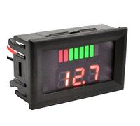 DAZZLEEX 2 pièces 24V-60V Voiture Marine Moto LED voltmètre numérique Tension mètre jauge de Batterie