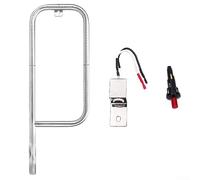 DAZZLEEX 41862 Tube de brûleur de barbecue en acier inoxydable de rechange pour kit d'allumage Weber Q200 Q2200 et 80462 52 x 19 cm