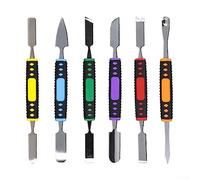 DAZZLEEX 6PCS Métal Crowbar Set, Portable Pry Mobile Téléphone Maintenance Démontage Outil Pour Réparation Produits Électroniques
