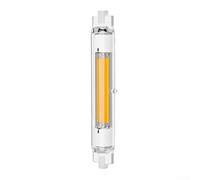 DAZZLEEX Ampoule LED R7S à intensité variable 13 W 118 mm 78 mm Remplacement pour 3000 K Blanc chaud 360 degrés Angle de faisceau COB Tube lumière pour intérieur ou extérieur Sécurité paysage (10 W
