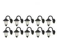 DAZZLEEX Appliques Murales Blanc Chaud Lampadaires LED 1-Lampe pour Maisons H0 Ensemble de Construction 10 Pièces pour Chemin de Fer et Agencement de Bâtiment-1