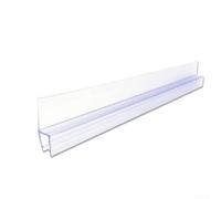 DAZZLEEX Bande de colle en PVC transparent étanche pour salle de bain résistante à la chaleur pour sceller le carrelage, le verre, le métal et les surfaces de cuisine (1 à 15 mm)
