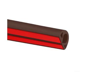 DAZZLEEX Bande d'étanchéité autocollante découpable en PVC pour la gestion des câbles et cache-cordons dans la maison, la voiture, l'atelier, noir ou blanc, 20 x 12 mm (blanc beige)