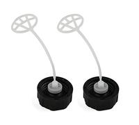 DAZZLEEX Bouchon de réservoir de Carburant Universel 2 pièces pour 43cc 49cc 52cc 55cc Petrolscooter et Jardin Multi-Outils Moteur réservoirs de Carburant débroussailleuse Taille-haie