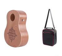 DAZZLEEX Cajón Drum Box - Cajon Beatbox de voyage portable avec sangle réglable pour usage domestique et extérieur, instrument de percussion acoustique