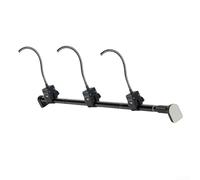 DAZZLEEX Cintre télescopique de Noël réglable de 80 à 205 cm en métal résistant aux intempéries pour couronnes de vacances, décorations festives d'intérieur et d'extérieur (80-100 cm)