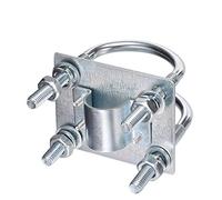 DAZZLEEX Collier de serrage en U pour antenne en fibre de verre Lo-ra He-lium hotspot Miner Antenne Mât d'antenne Support de fixation