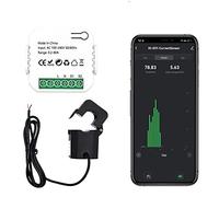 DAZZLEEX Compteur d'énergie WiFi pour Tuya pour Smart Life 80A avec Pince CT Moniteur de Puissance statistiques d'électricité 50/60Hz