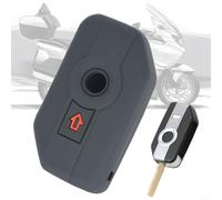DAZZLEEX Coque de clé de moto en silicone à 2 boutons, inodore, compatible avec F750GS/F850GS/K1600B/K1600GT/K1600GTL/R1200GS/R1200R/R1