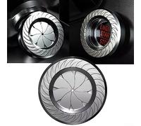 DAZZLEEX Couvercle de bouton de démarrage et d'arrêt de moteur de voiture décoratif à paillettes