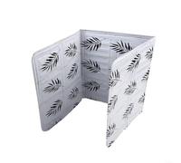 DAZZLEEX Déflecteur anti-éclaboussures d'huile en aluminium pour cuisinière, pliable et réglable pour protection contre la graisse, antiadhésif, facile à nettoyer, 84,5 x 32,5 cm (blanc)