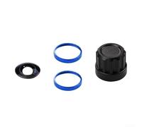 DAZZLEEX Ensemble de lentilles de rechange pour Insta360 X5 - Objectif interchangeable haute définition avec outil de démontage et anneau en aluminium (bleu)