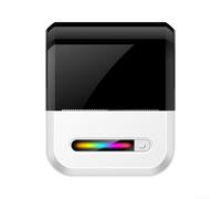 DAZZLEEX Étiqueteuse pour petite impression App15-30 mm/s Vitesse d'impression Batterie 800 mAh Type-C Rechargeable pour l'impression d'étiquettes à domicile et bureau (standard blanc)