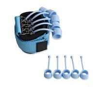 DAZZLEEX Extenseur de main avec cinq niveaux d'intensité différents - Fortifiant de doigt avec protège-doigts en silicone (18,1 kg)
