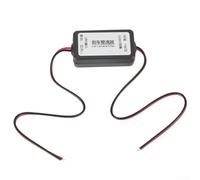 DAZZLEEX Filtre à condensateur de relais 12 V CC pour caméra de recul de voiture, design compact noir pour réduire les interférences de tension et améliorer l'assistance au stationnement claire