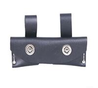 DAZZLEEX Gaine de hache de vache avec boucle de taille, housse de hache très résistante pour camping, randonnée, foresterie (noir)