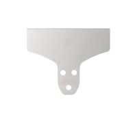 DAZZLEEX Grattoir de sol incurvé robuste pour enlever le carrelage, burin plat, marteau électrique, ciseau d'escalade, pelle à carrelage (tête de coupe de 15,2 cm)