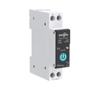 DAZZLEEX Interrupteur Connecté pour Zigbee pour Tuya Disjoncteur Intelligent 10A 1P DIN Rail Home Télécommande