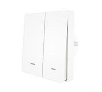 DAZZLEEX Interrupteur de scène sans Fil pour Tuya pour commutateur de scène Intelligent pour Zigbee 86 Boutons WiFi Peut être allumé à Tout Moment (2 Gang)