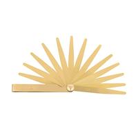 DAZZLEEX Jauge d'épaisseur métrique de précision 0,05 à 1 m 13 épaisseurs en laiton