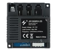 DAZZLEEX JR-RX-12V 6V Récepteur RC pour Voiture électrique pour Enfants JR1958-2S JR1738RX (JR1958RX-2S 12V)