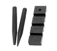 DAZZLEEX Kit de réparation de 3 outils de réparation pour tronçonneuse en acier au carbone pour des fixations rapides sur chaînes de 14, 325, 38 pas, entretien du jardin
