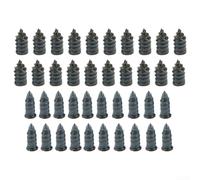 DAZZLEEX Kit de réparation de crevaison de pneu sans chambre à air 40 pièces avec clous en acier et caoutchouc, petites et grandes tailles pour une installation rapide sans enlever le pneu