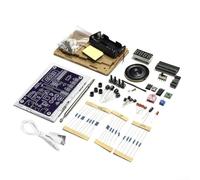 DAZZLEEX Kits électroniques à monter soi-même, module récepteur radio à monter soi-même, kit de montage radio 87-108 MHz double alimentation FM kit de circuit électronique (B)