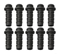 DAZZLEEX Lot de 10 connecteurs de presse-étoupe 3/4/5 mm en caoutchouc polyamide PA6 V-2 noir IP56 pour outils électriques d'aviation et E (5 mm, blanc)