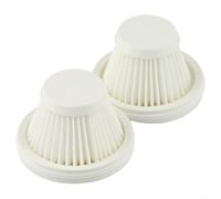 DAZZLEEX Lot de 2 cartouches filtrantes de rechange pour aspirateur à main Baseus Pro, haute efficacité, capture de la poussière, flux d'air amélioré, construction en plastique noir et blanc