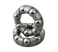 DAZZLEEX Lot de 2 roulements à billes en acier pour fourche avant, moyeu arrière et vélo de route ou vélo pour enfants, pour différentes séries (6# 25 mm)