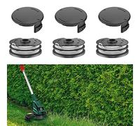 DAZZLEEX Lot de 3 Bobines avec Couvercle de Bobine pour Parkside PRTA 20-Li A1- IAN 311046, PRTA 20-Li B1- IAN 330831, PRTA 20-Li B2- IAN 334231, PRTA 20-Li C3- IAN 351753,PRT 550 A3- IAN 351652