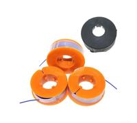 DAZZLEEX Lot de 3 bobines de rechange avec couvercle pour débroussailleuse Bosch ART 23 26 30 Combitrim F016800175 en polyamide ABS Accessoire de jardin