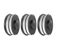 DAZZLEEX Lot de 3 bobines de Tondeuse à Gazon pour têtes de Tondeuse pour Einhell GC-ET 4530 RTV 400, RTV 550, RTV 550/1
