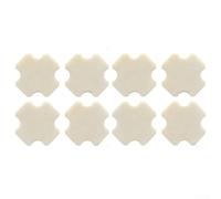 DAZZLEEX Lot de 4 éponges de rechange pour nettoyeur robotique PoolMr pour Ray - En coton - Élimine la saleté - Capture efficace des débris - Entretien de la piscine - Lot de 4 (8 pièces)