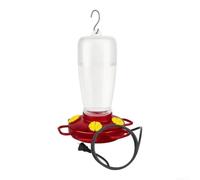 DAZZLEEX Mangeoire à eau chauffante pour oiseaux - Anti-gel - Chauffage | Contrôle thermostatique automatique, crochet de fixation, pour sorties pétales, pour jardin en hiver
