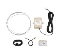 DAZZLEEX MLA-30+ Antenne de réception active à boucle magnétique 0,5 MHz-30 MHz avec alimentation USB pour radios moyennes et ondes courtes, installation sur balcon urbain ou toit