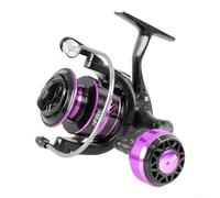 DAZZLEEX Moulinet de pêche à la carpe avec bouton de déchargement antidérapant, 10 kg, grand déchargement pour force de déchargement en feutre de laine, plaquettes de frein/stabilité pour la pêche en