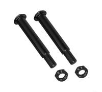 DAZZLEEX Paire de boulons de pédale pour tapis de course avec écrous en fer robuste 111 mm de longueur, 16 mm de diamètre, pour vélos d'appartement, vélos elliptiques et fitness cardio