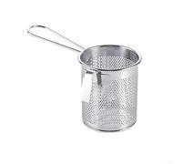 DAZZLEEX Panier à pâtes micro-perforé en acier inoxydable pour raviolis et raviolis (B)