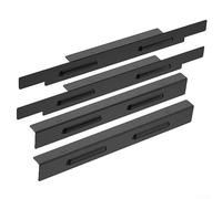 DAZZLEEX Pare-vent pour plaque de cuisson Blackstone 91,4 cm, protection contre le vent pour plaque de cuisson Blackstone, noir